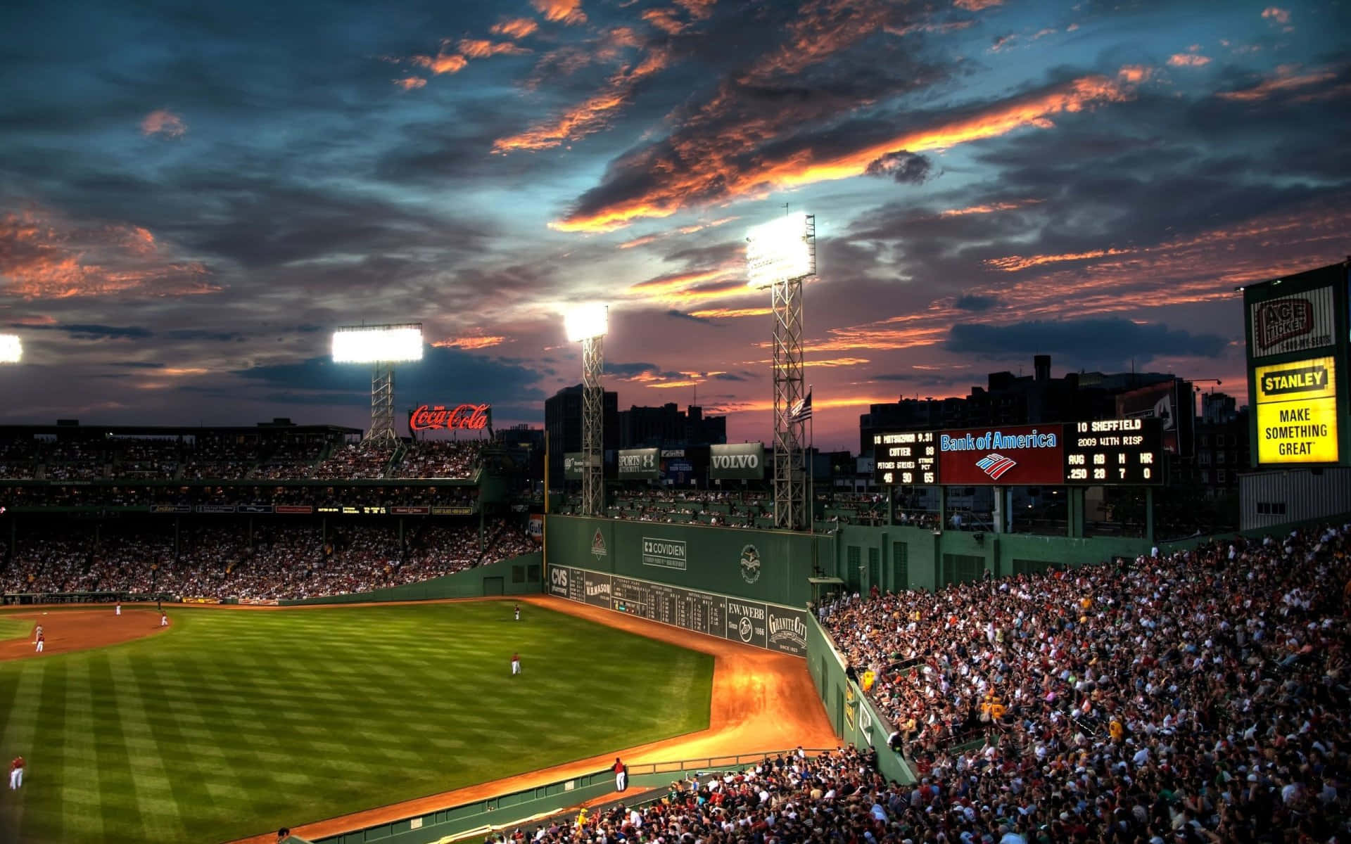 1920x1200 Baseball Field Background