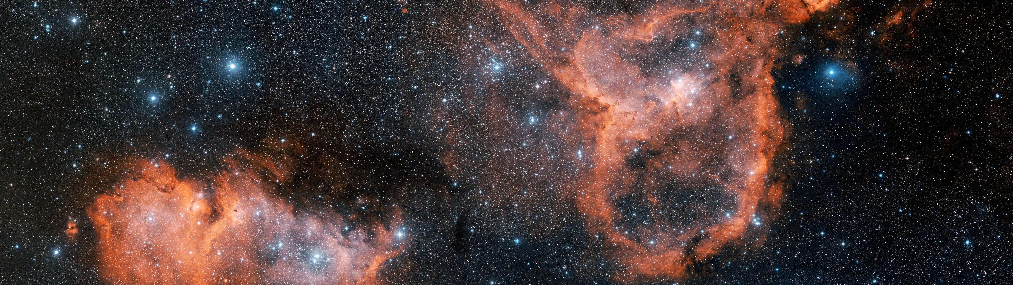 3840x1080 Dual Screen Full HD Wallpaper (4147200 Pixels)