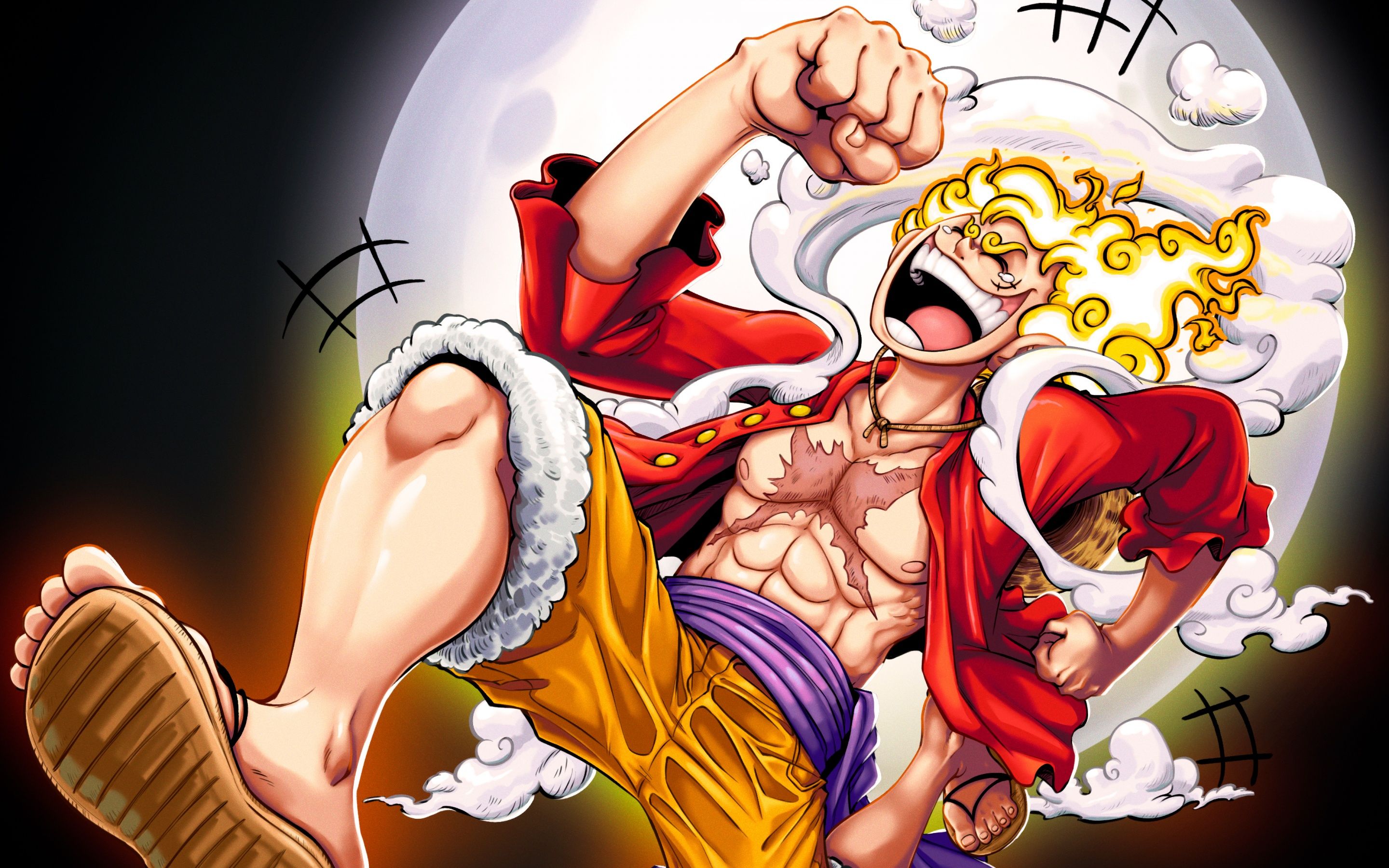 2880x1800 One Piece Wallpaper 4K, Luffy, Gear 5