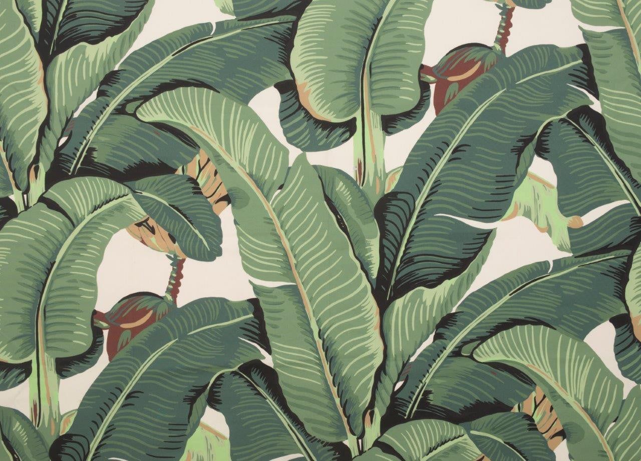 1280x921 Palm Leaf Wallpaper, Green And Cream