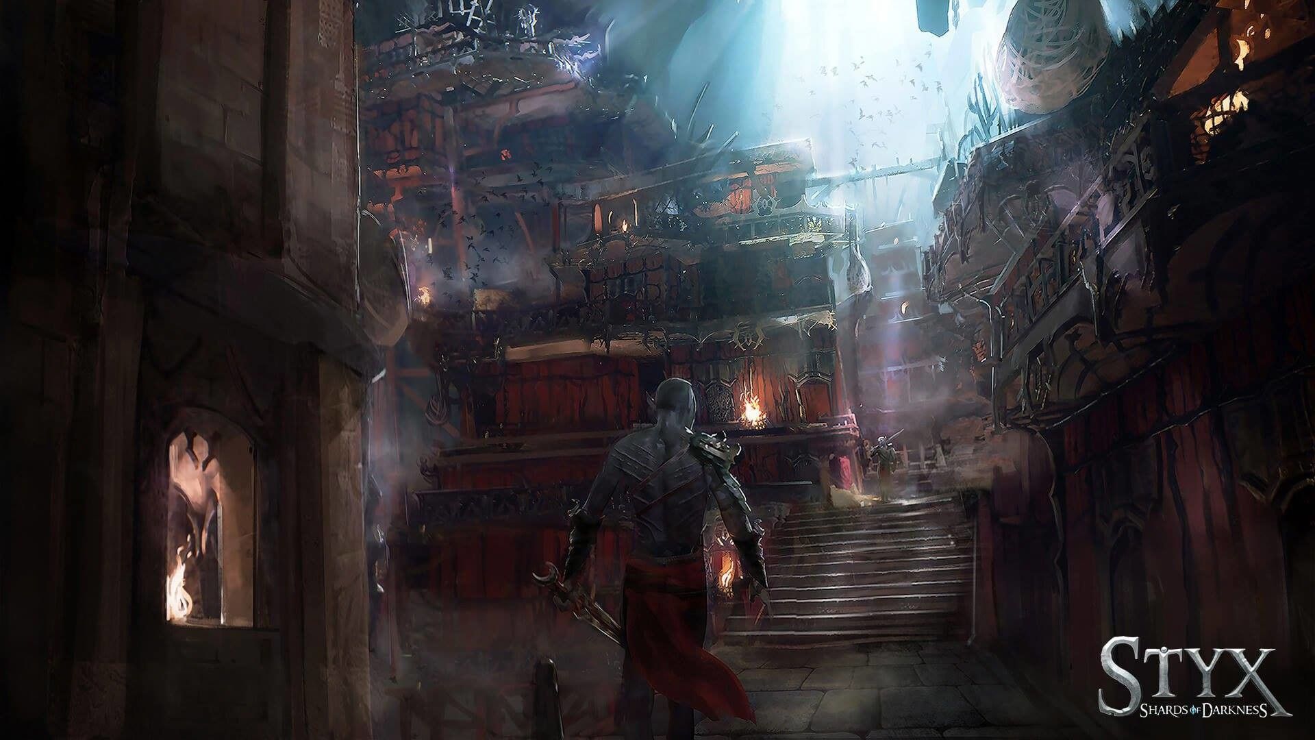 1920x1080 Styx : Shard of Darkness, Johann Blais. Dark, Concept art, Wallpaper