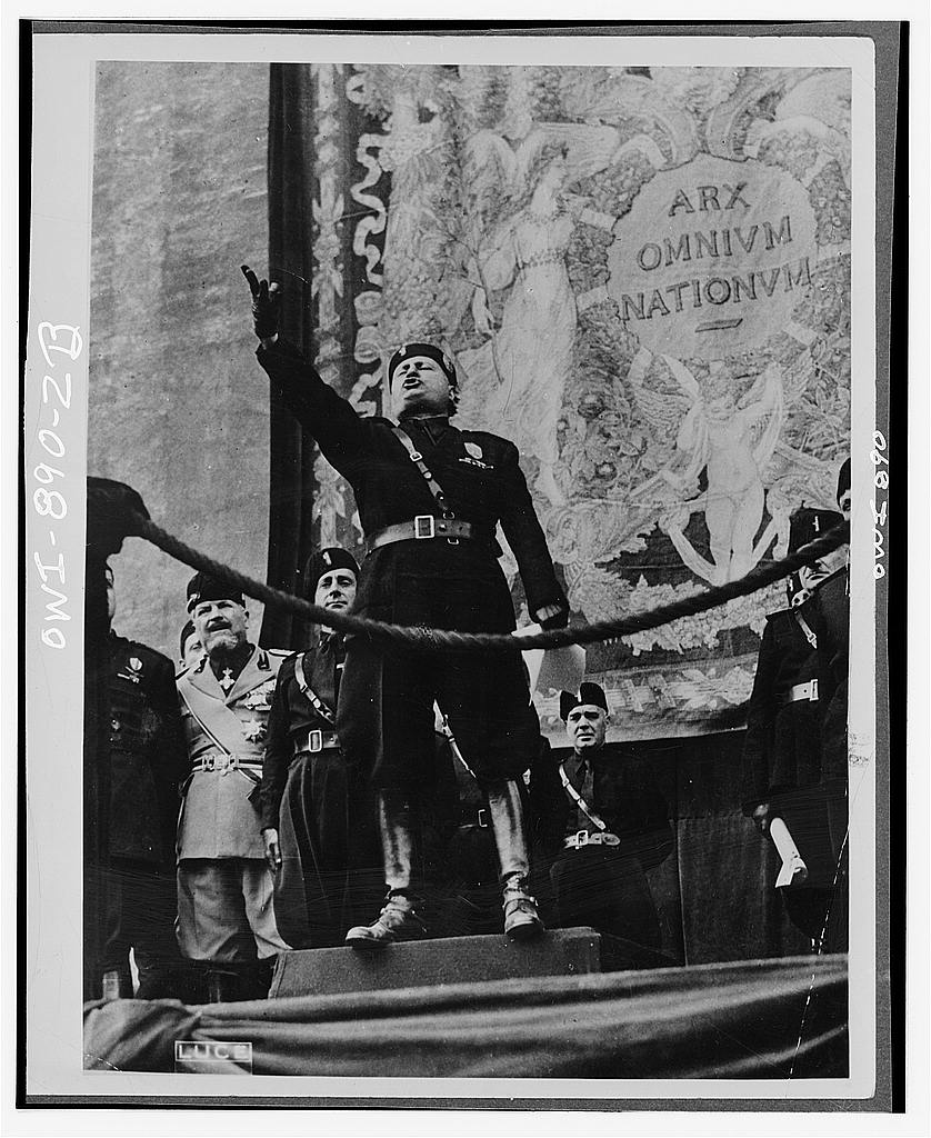 838x1024 Benito Mussolini. Library of Congress