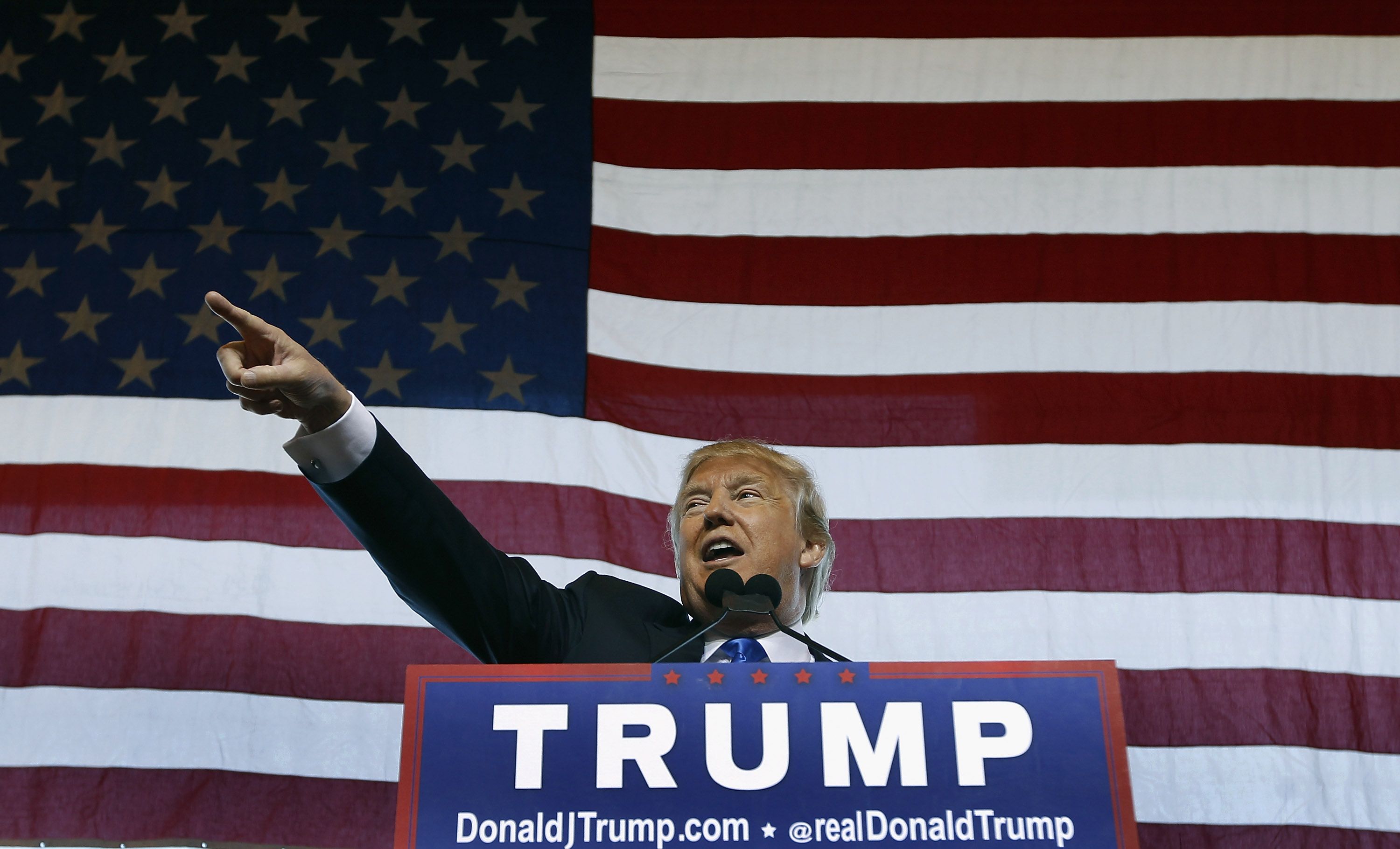 3000x1820 Donald Trump Retweets Quote Comparing Him to Italian Dictator Benito Mussolini