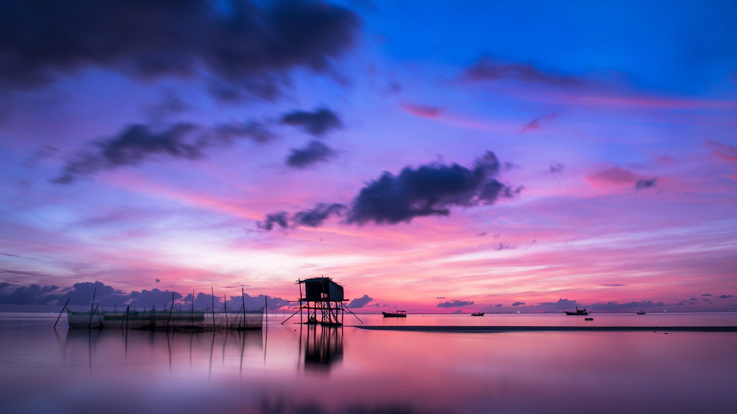 2560x1440 Wallpaper / sunrise phu quoc island ocean water landscape sky 4k wallpaper free download