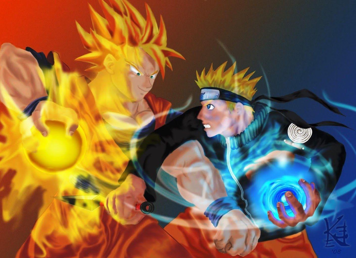 Goku vs Naruto Wallpapers - Top Free Goku vs Naruto Backgrounds -  WallpaperAccess