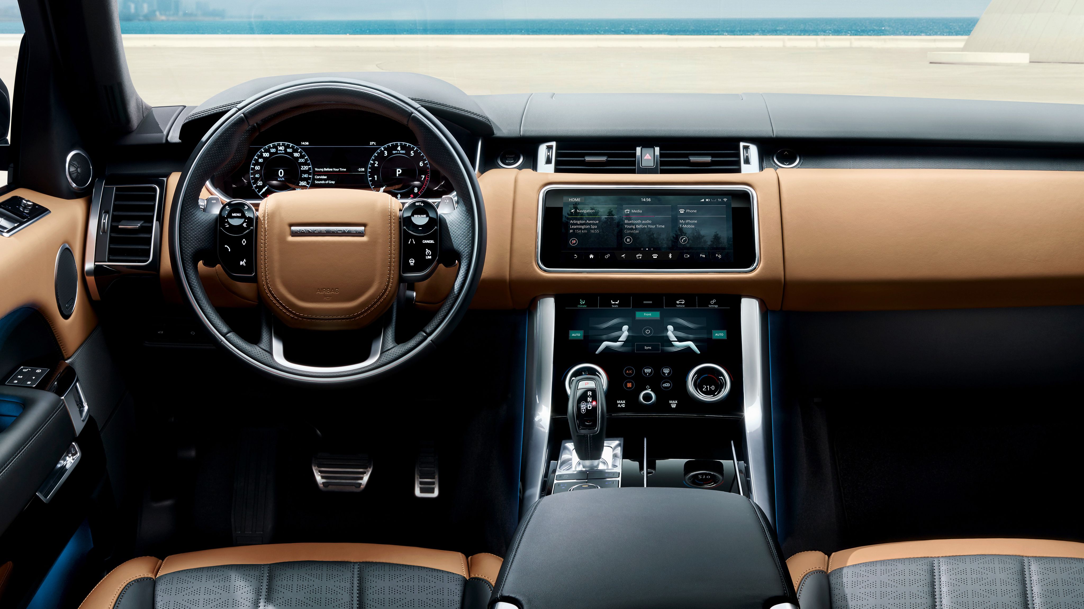 4096x2304 Range Rover Interior Wallpaper
