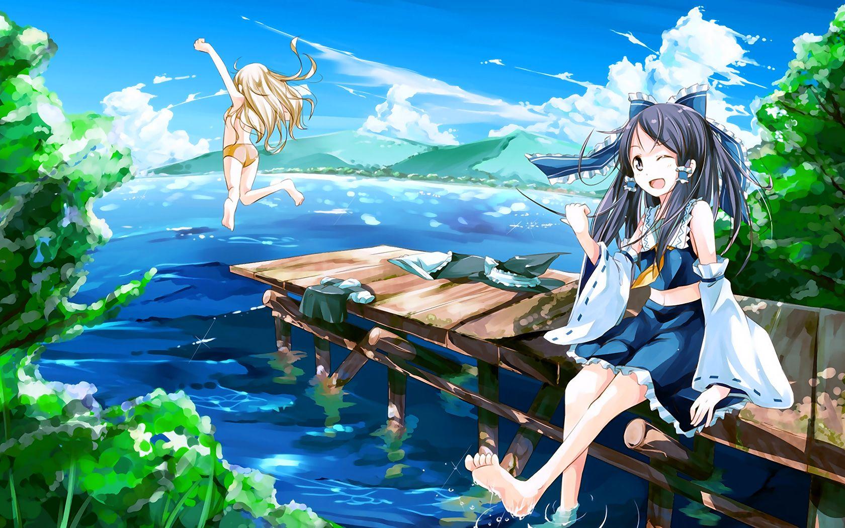 1680x1050 Wallpaper Touhou Collection Anime 1680x1050
