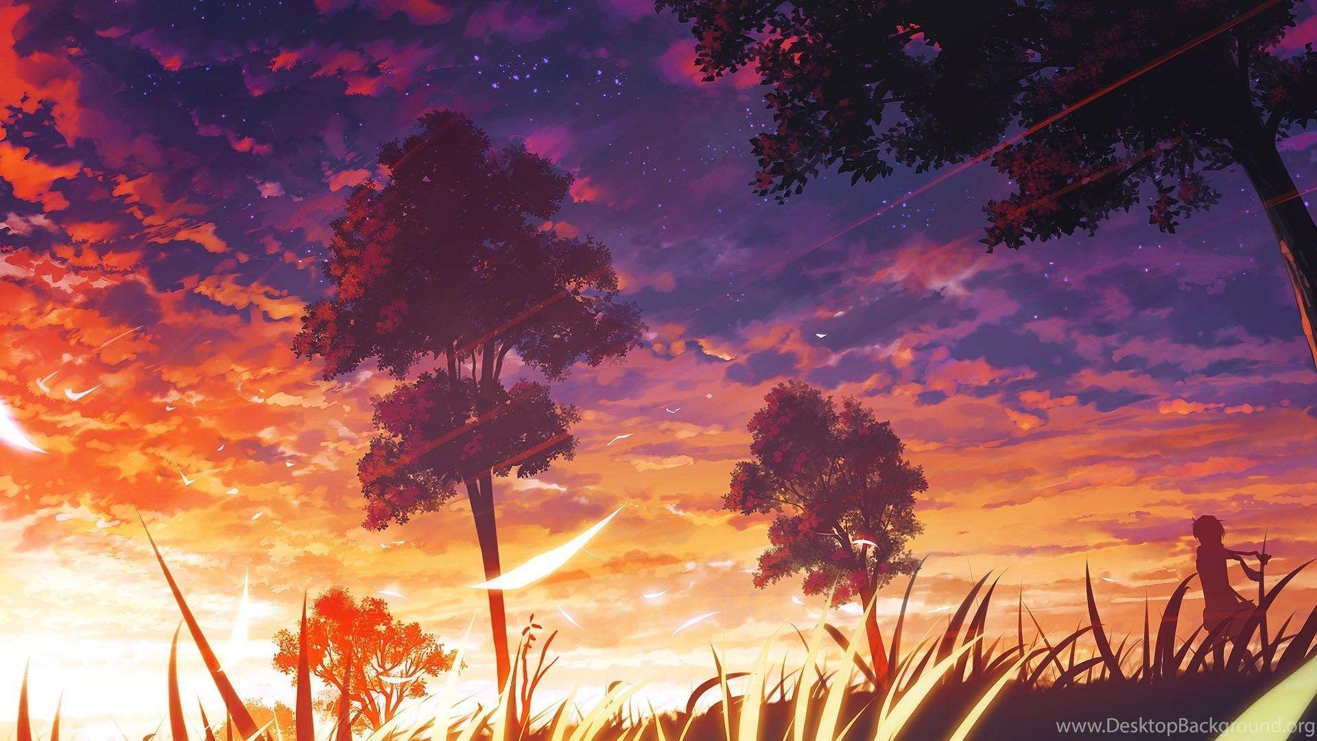 1920x1080 Wonderful Anime Scenery Wallpaper Desktop Background