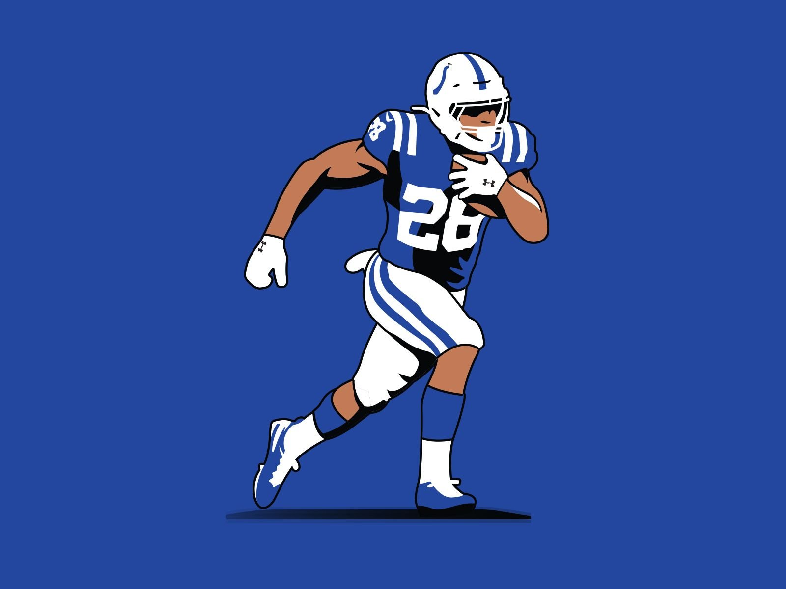 NFL Indianapolis Colts - Jonathan Taylor 22 Wall Poster, 14.725 x