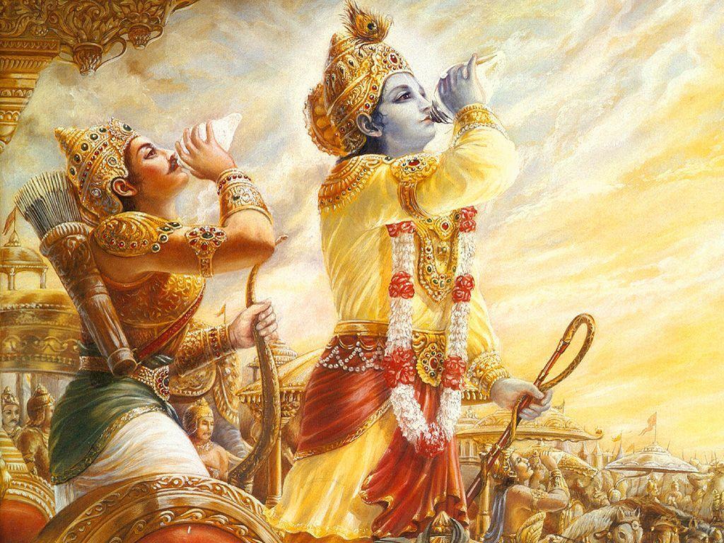1024x768 Bhagavad Gita Wallpaper