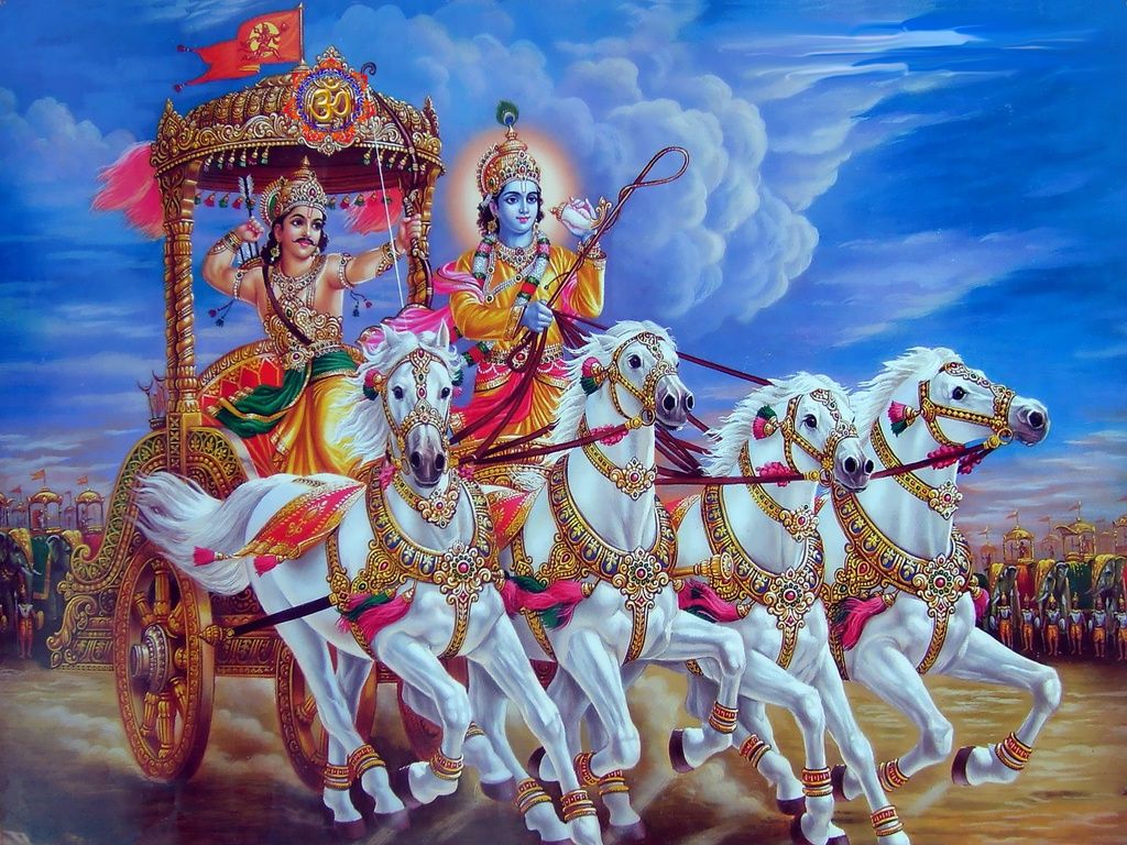 1024x768 Bhagavad Gita Wallpaper