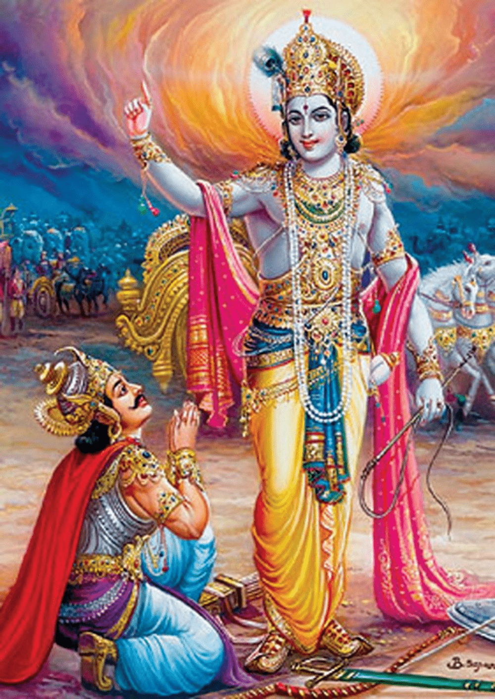 1000x1412 Bhagavad Gita Wallpaper Group Krishna With Arjuna. Bhagavad gita, Lord krishna, Krishna