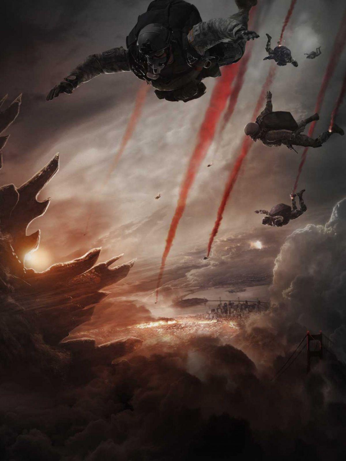 1200x1600 Godzilla Mobile Wallpaper