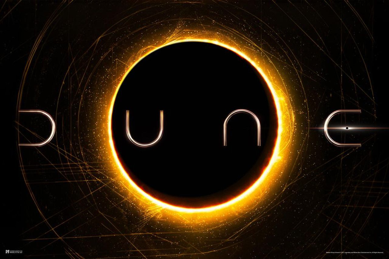1280x854 Dune Movie Poster Logo Landscape Planet Arrakis Timothee Chalamet Official Merchandise 2021 Movie Merch Denis Villeneuve Film Frank Herbert Book Series Thick Paper Sign Print Picture 8x12