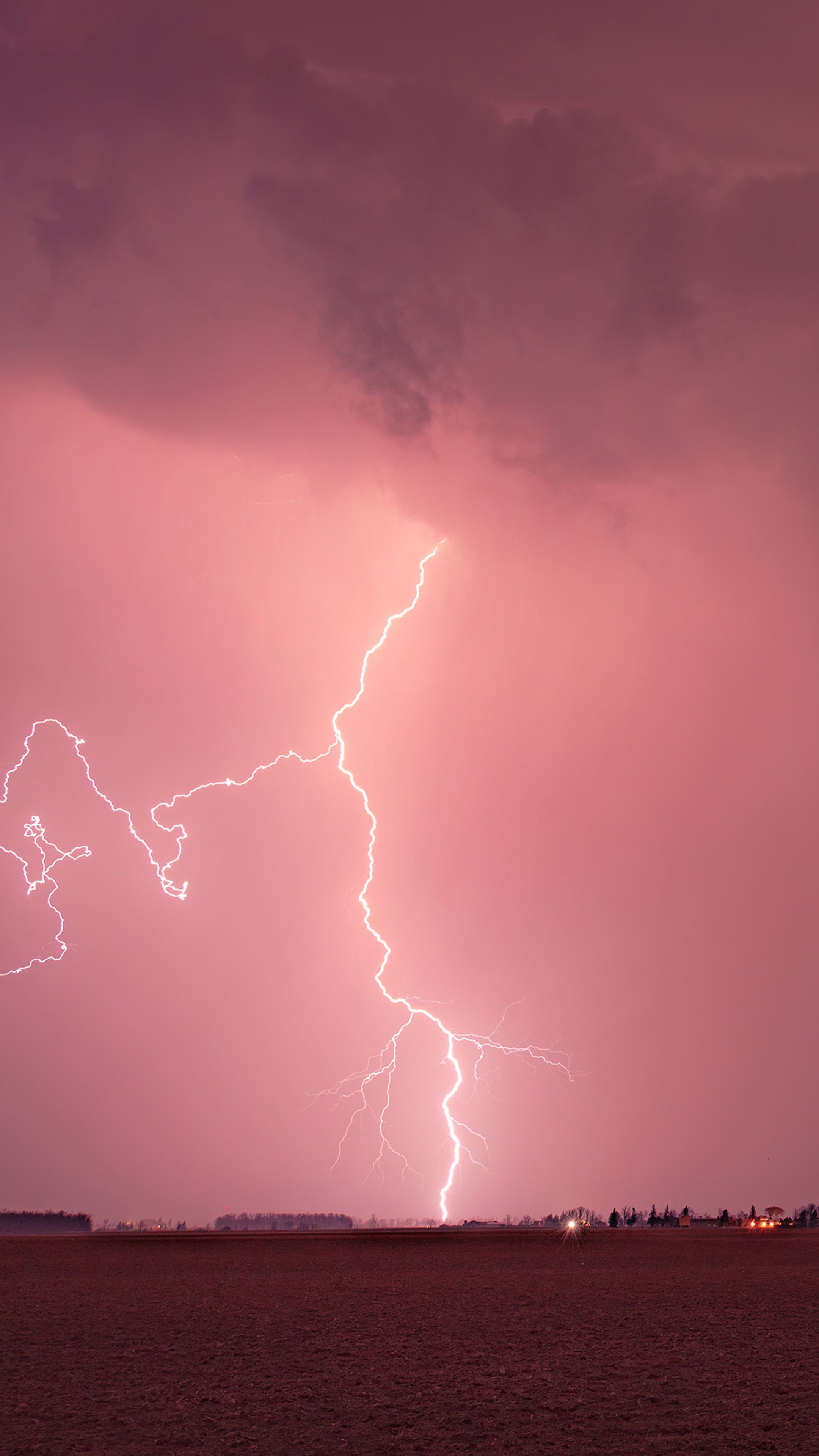 2160x3840 lightning, nature, storm, hd, 4k Gallery HD Wallpaper