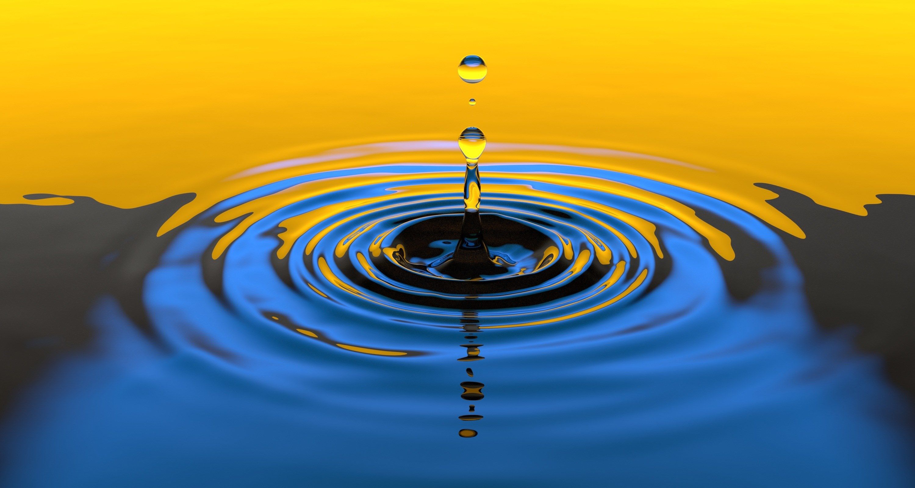 3000x1600 Wallpaper / water drop liquid splash wet clean clear falling 4k wallpaper free download