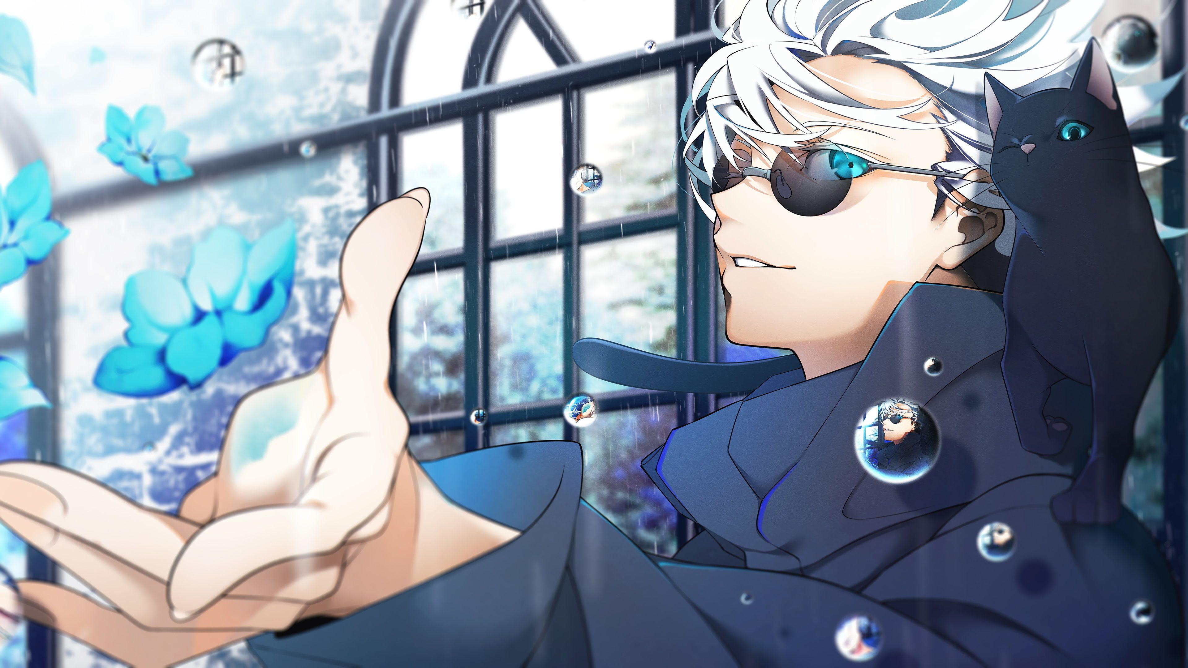 3840x2160 wallpaper, satoru gojo, jujutsu kaisen, 4k, HD Gallery HD Wallpaper