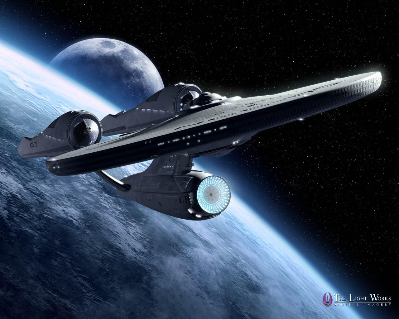 1280x1024 First Look at Tobias Richter's Star Trek Movie USS Enterprise Wallpaper