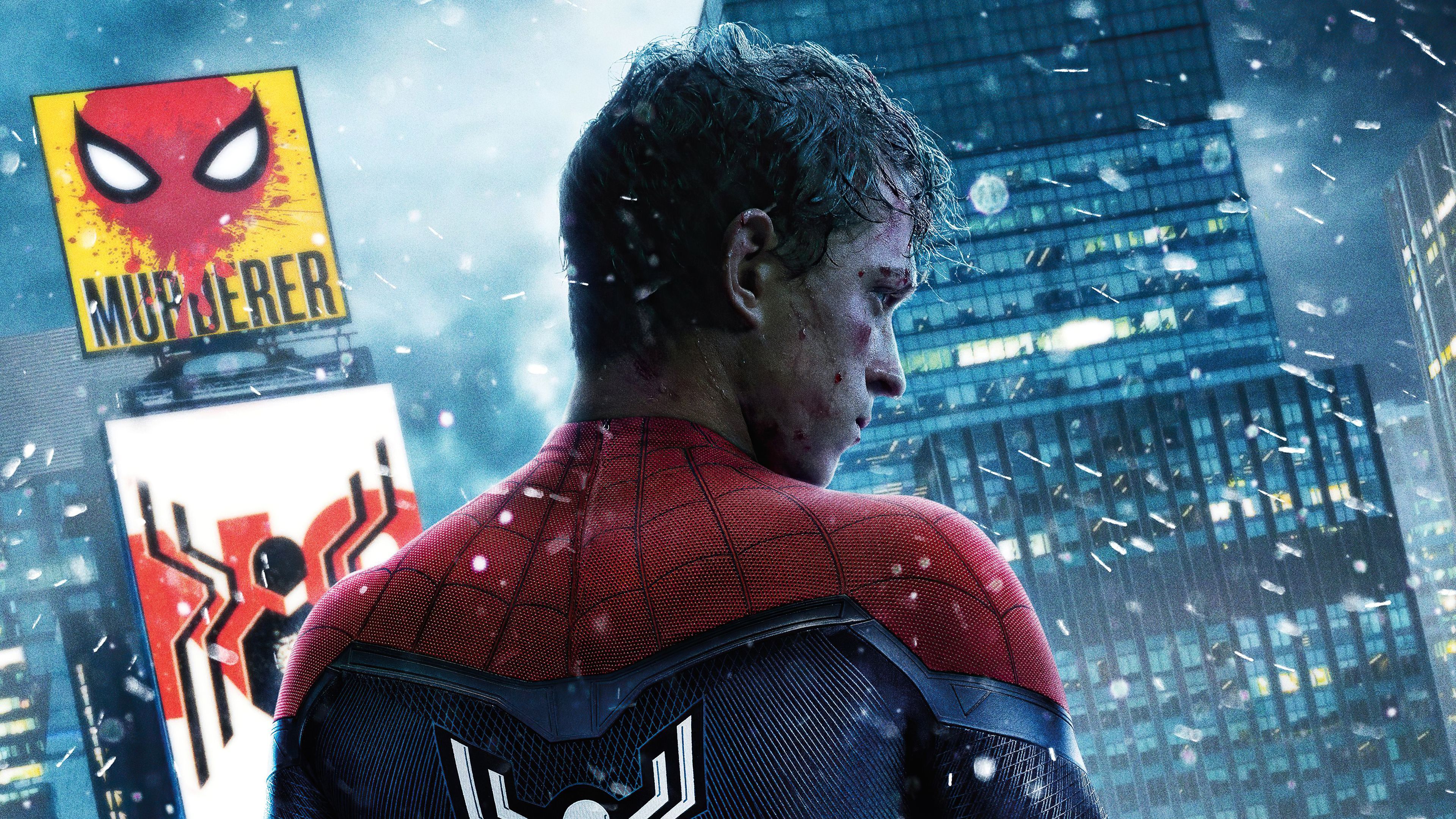 3840x2160 Wallpaper 4k Spider Man No Way Home Tom Holland Suit 4k Wallpaper