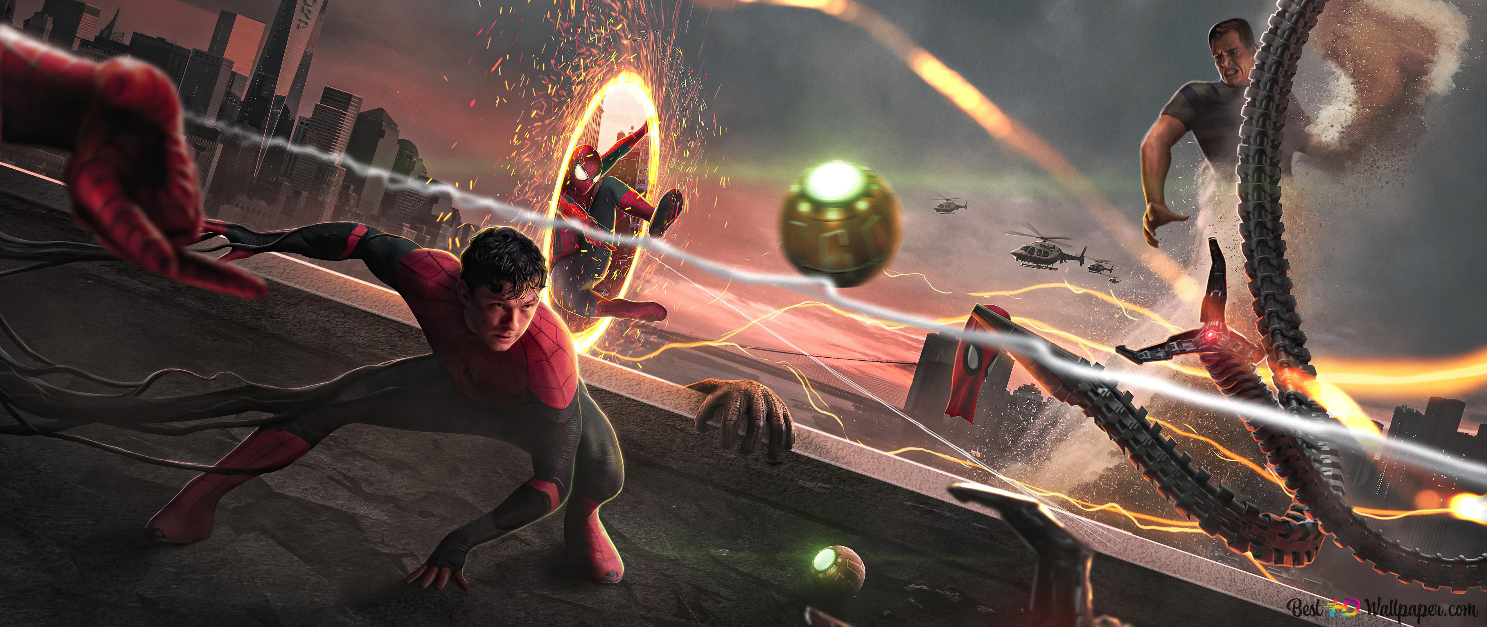 5120x2160 Spider Man: No Way Home Holland 4K Wallpaper Download