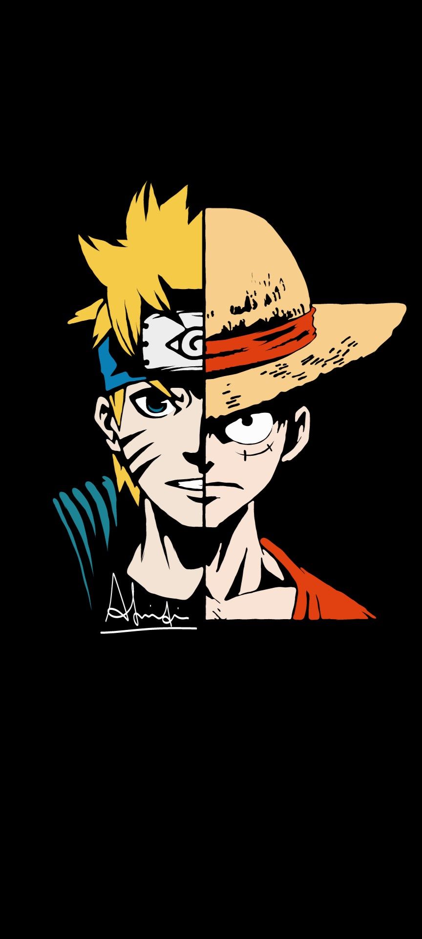 864x1920 Naruto and Luffy. Android wallpaper anime, Anime artwork wallpaper, Anime wallpaper