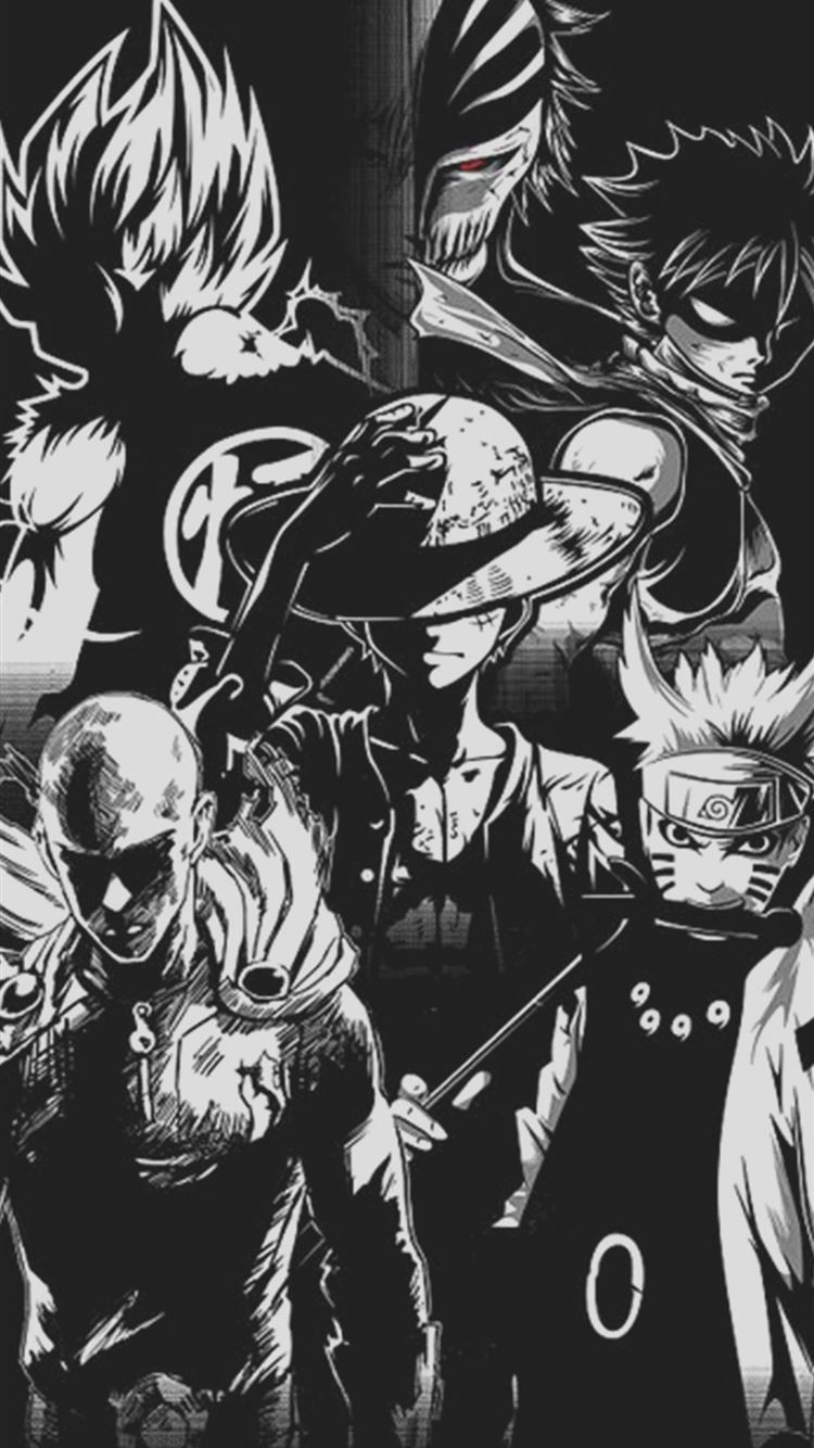 750x1334 Black One Piece on Dog iPhone Wallpaper Free Download