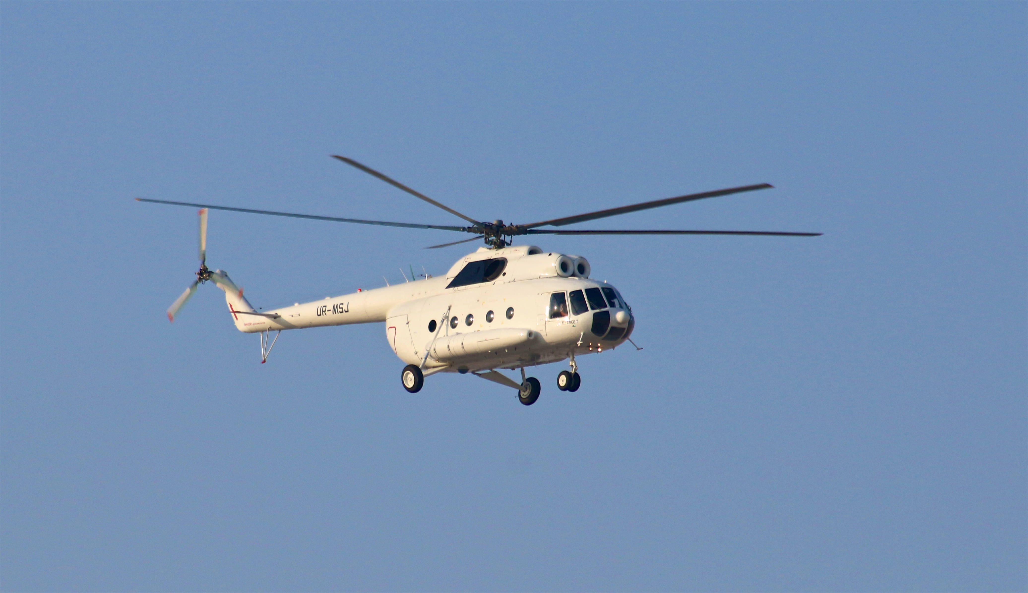 4145x2394 Download Private White Helicopter 4k Wallpaper