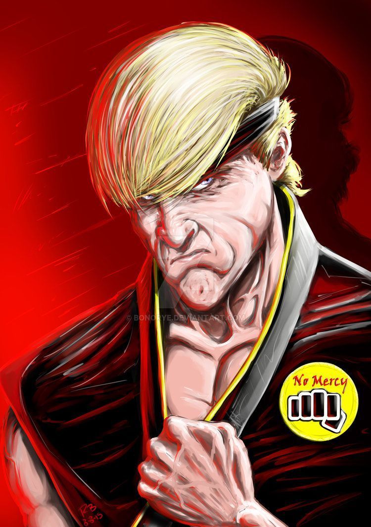 Download Johnny Lawrence Poster As A Cobra Kai Phone Wallpaper  Wallpapers com