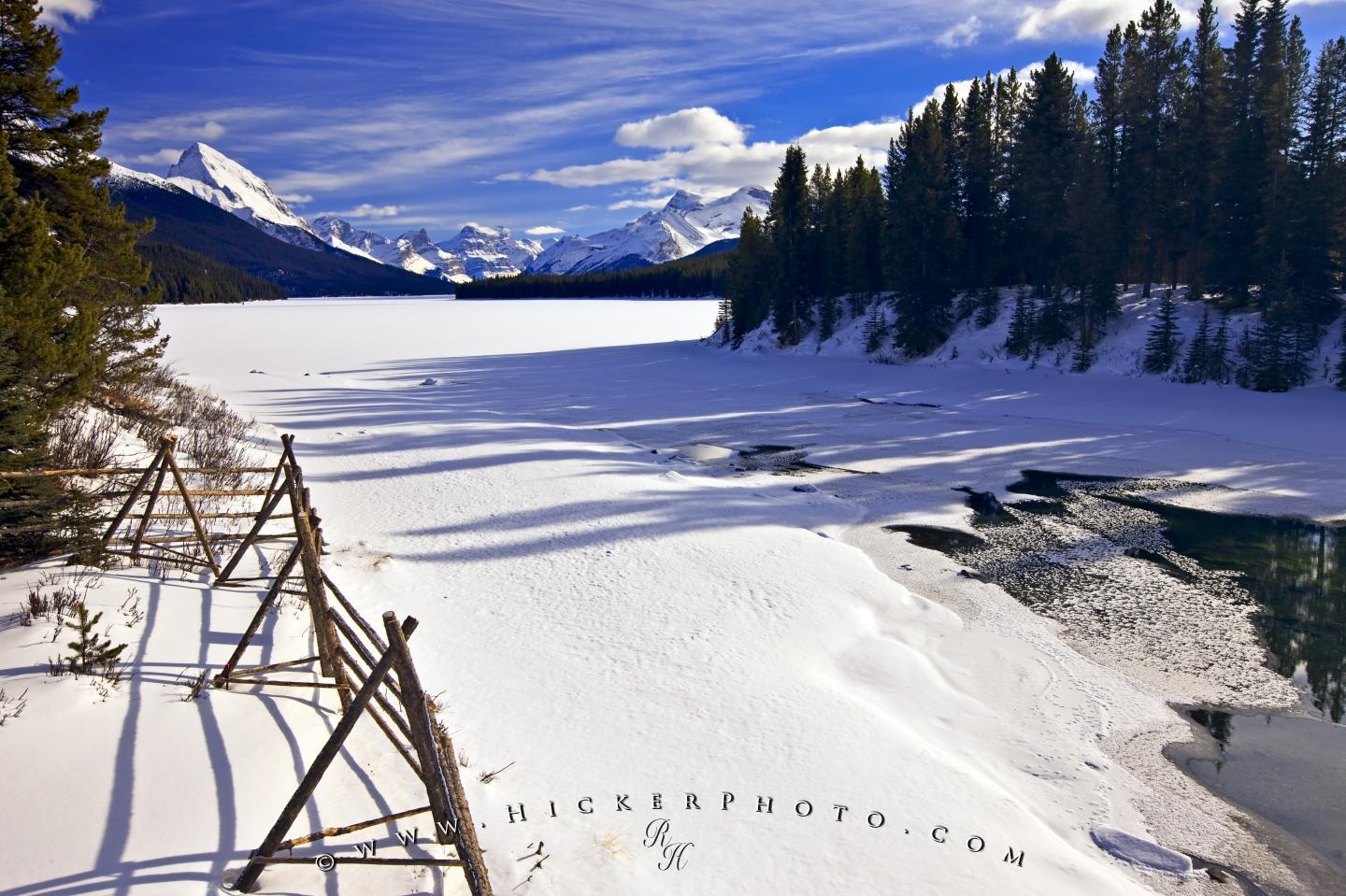 1440x959 Free wallpaper background: Rocky Mountain Winter Lake Scenery