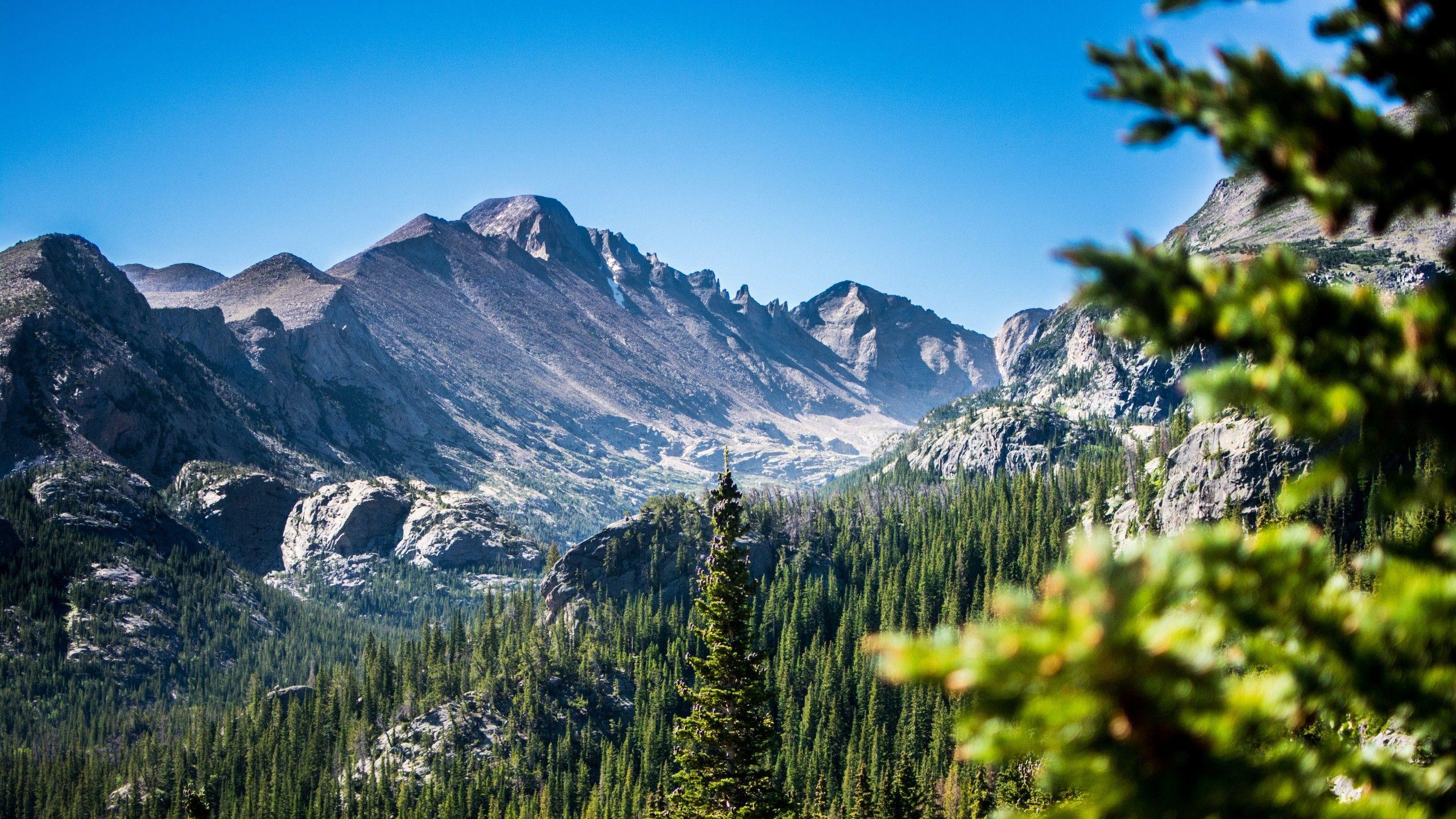 2560x1440 Wallpaper Rocky Mountain National Park, Colorado, USA, Nature