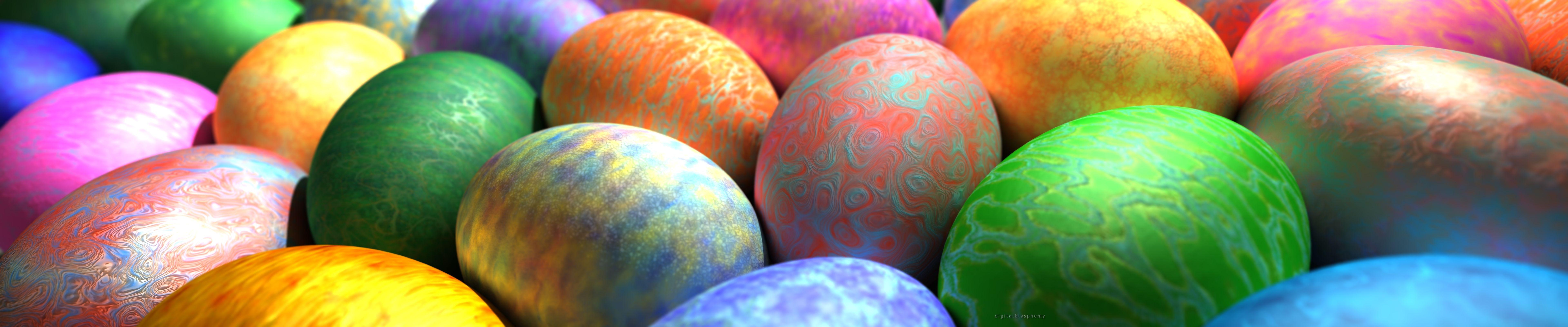 7680x1600 Download 7680x1600 Eggs colorful easter eggs 7680x1600 wallpaper