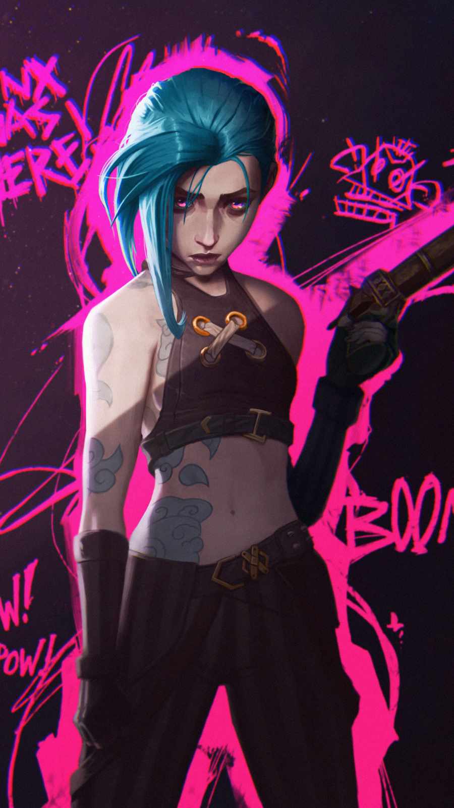 900x1601 Arcane League Of Legends IPhone 13 Wallpaper Wallpaper : iPhone Wallpaper