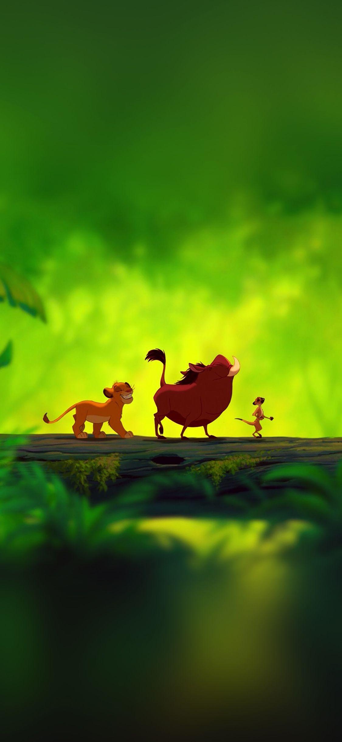 1125x2436 iPhoneXpapers hakuna matata cartoon disney