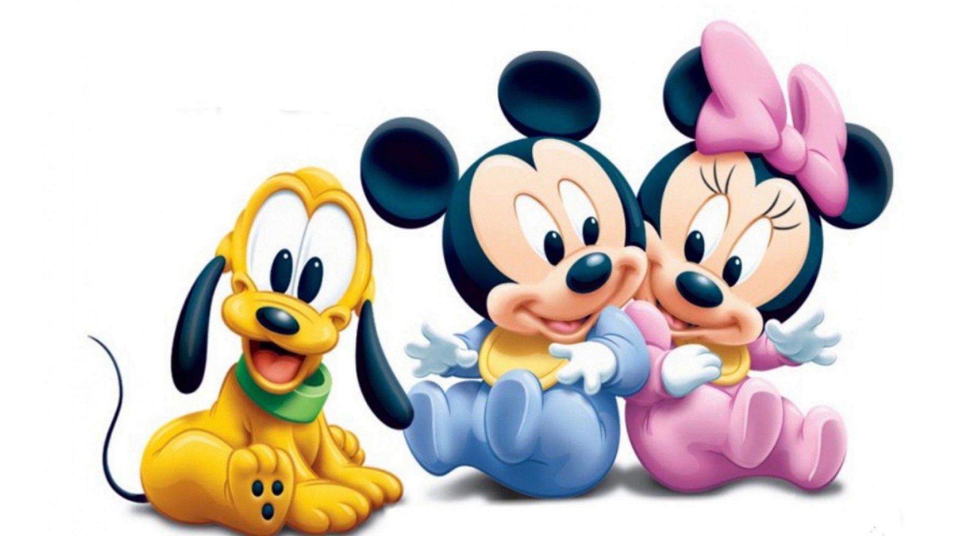 1920x1080 Mickey Mouse Pluto And Minnie Mouse As Babies Disney HD Wallpaper