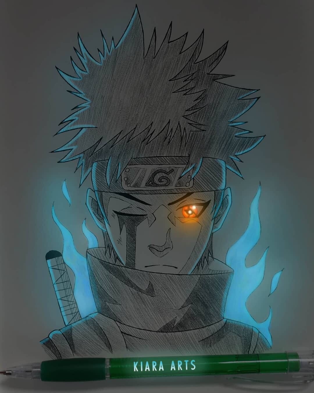 1080x1350 Shisui Uchiha glow art