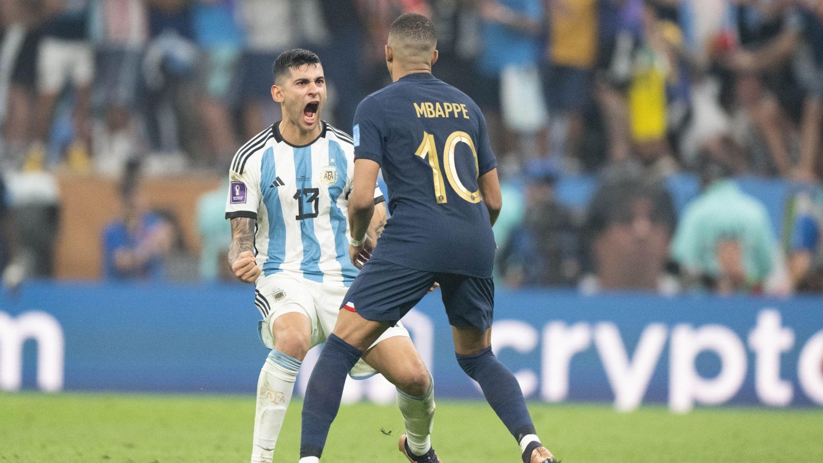 1600x900 Tottenham video: Christian Romero hilariously makes Mbappe sh*t himself