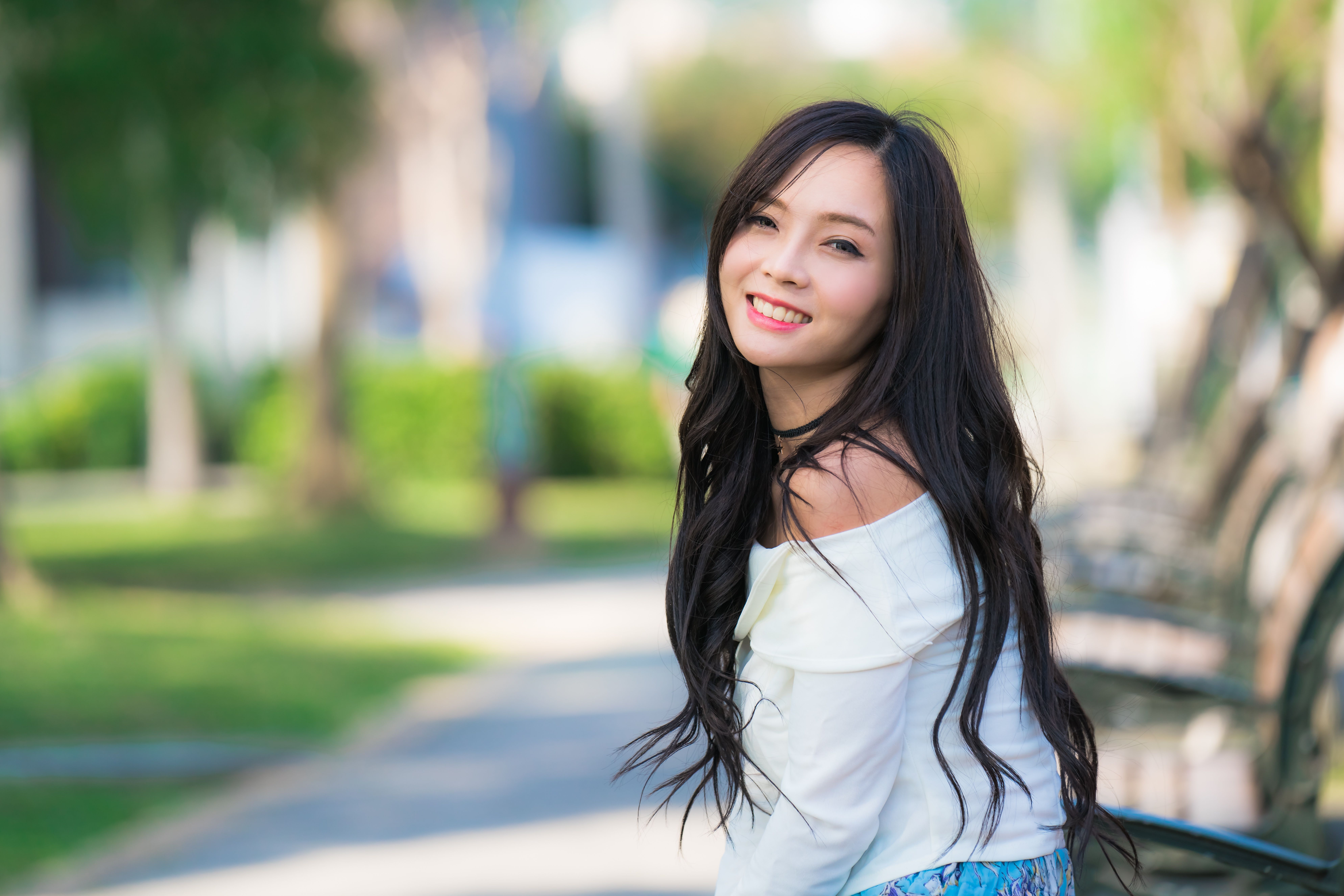 7952x5304 Women Asian 8k Ultra HD Wallpaper