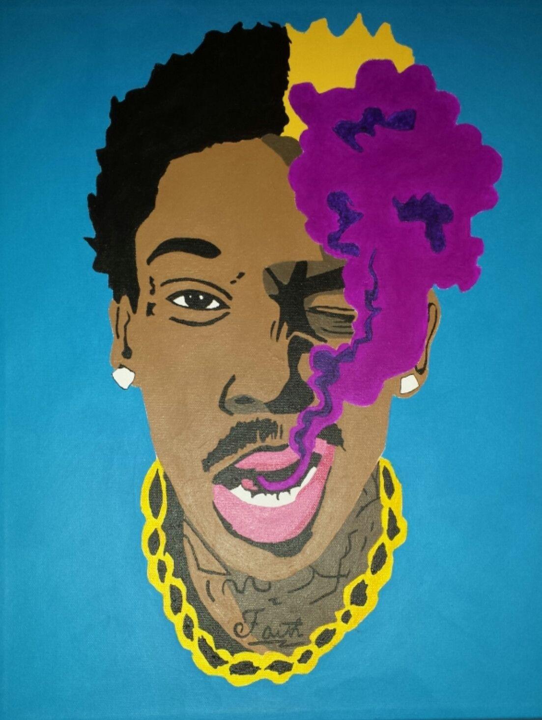 1103x1465 Wiz Khalifa paintings