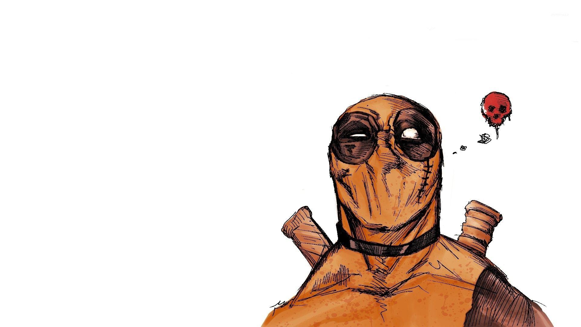 1920x1080 Deadpool and great white sharks wallpaper wallpaper