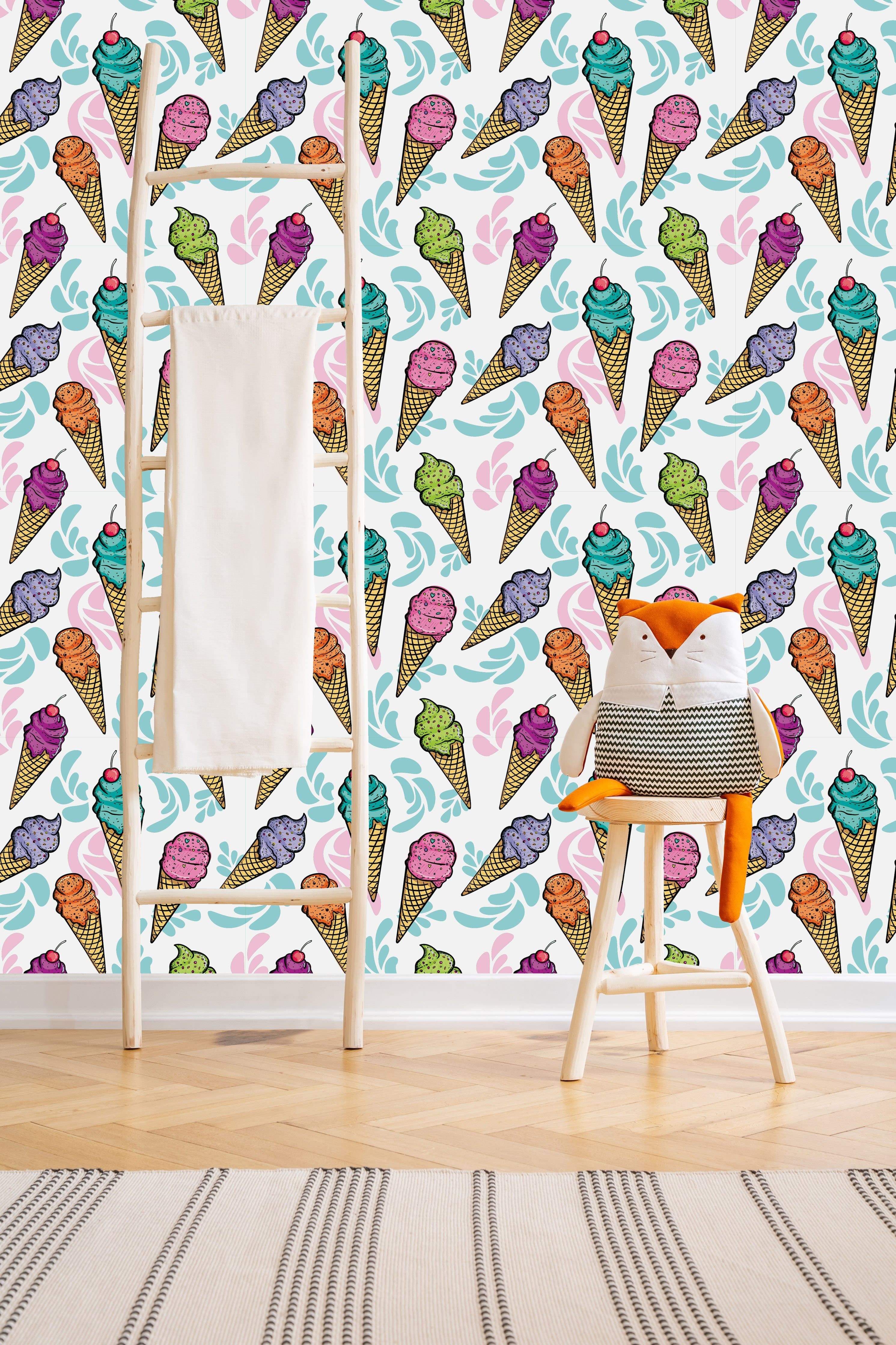 2982x4472 Colorful Ice Cream Wallpaper buy at the best price with delivery