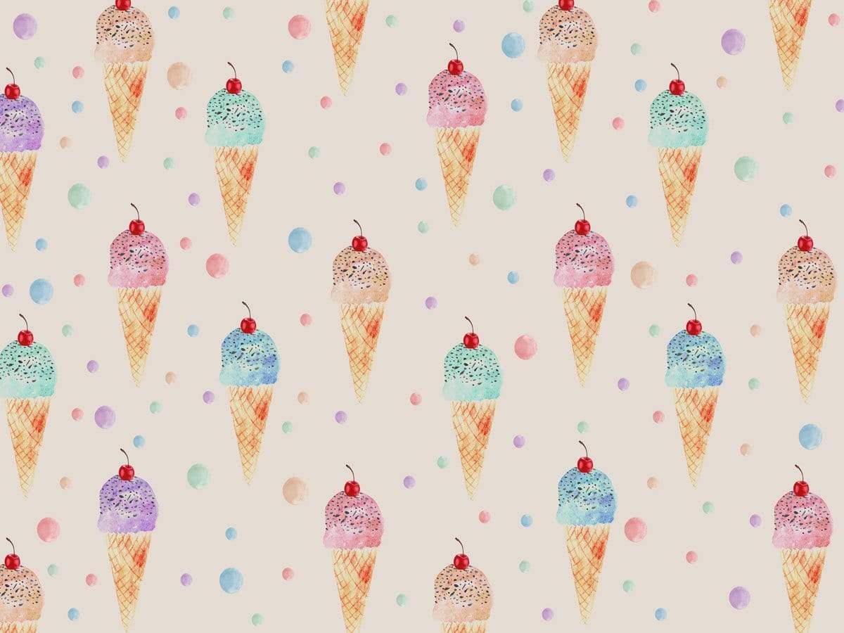 1200x900 Kate Cute Ice Cream Pattern A Backdrop For Photography Designed By Jerry_Sina Uk
