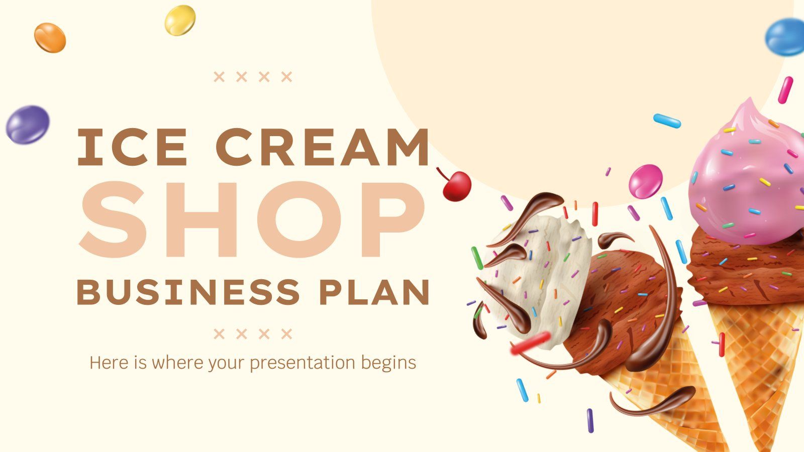 1600x900 Ice Cream Shop Business Plan. Google Slides & PPT