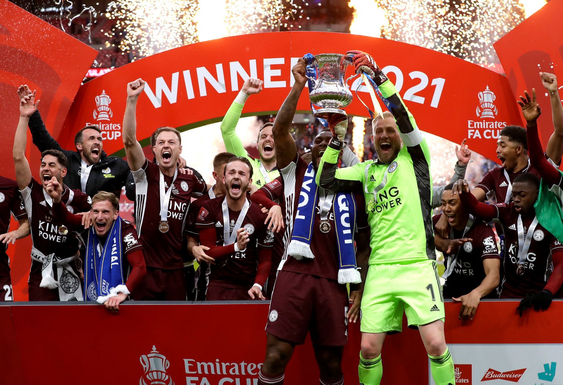 1795x1227 Leicester City's FA Cup celebrations brilliant picture