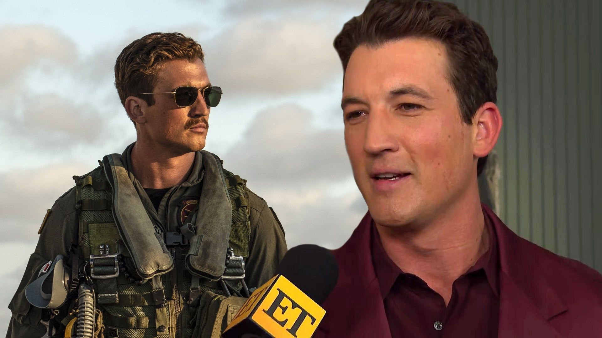 1920x1080 Miles Teller Reveals His Wife Was 'Not A Fan' Of His Now Famous 'Top Gun: Maverick' Mustache (Exclusive)