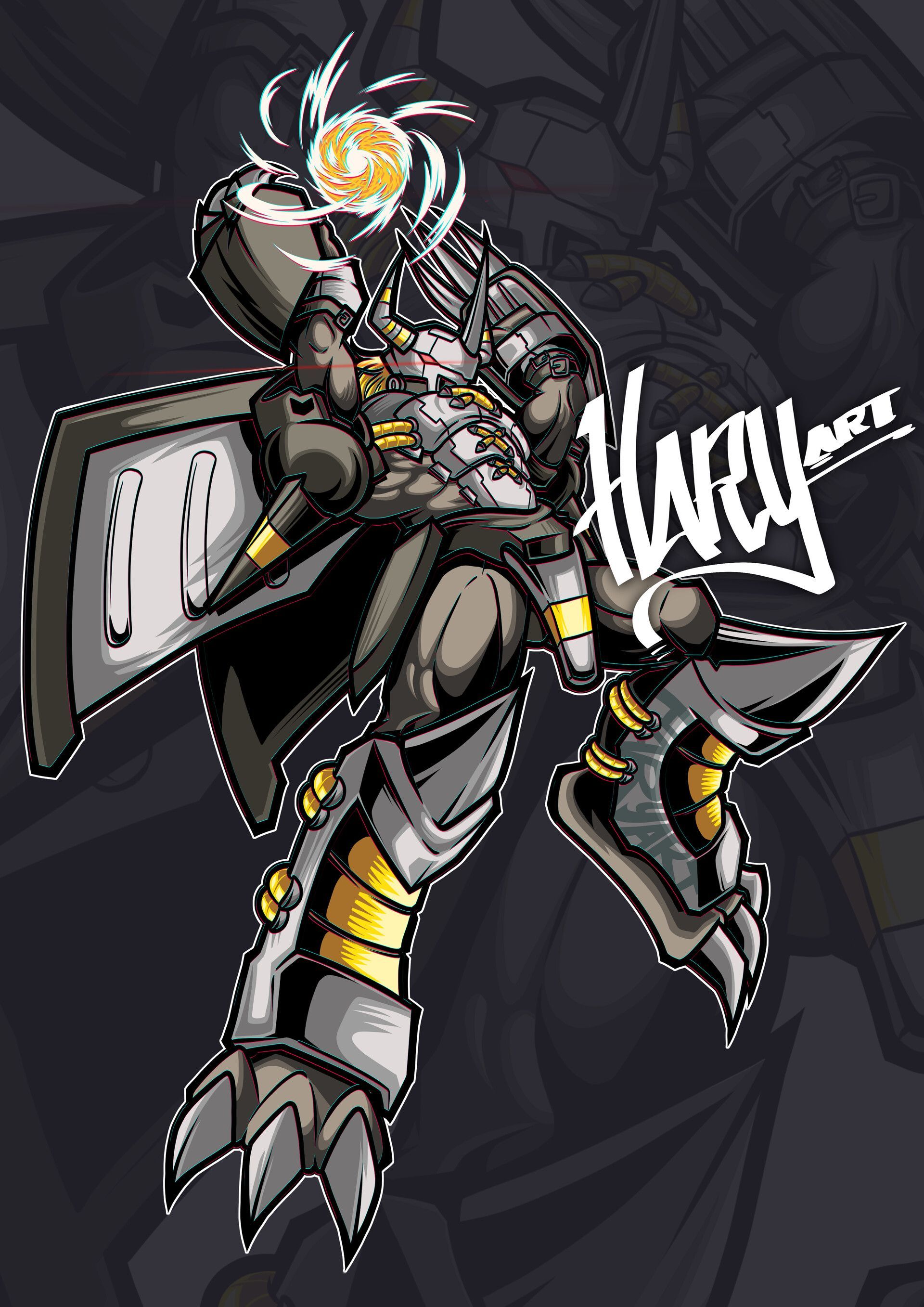 1920x2715 Blackwargreymon