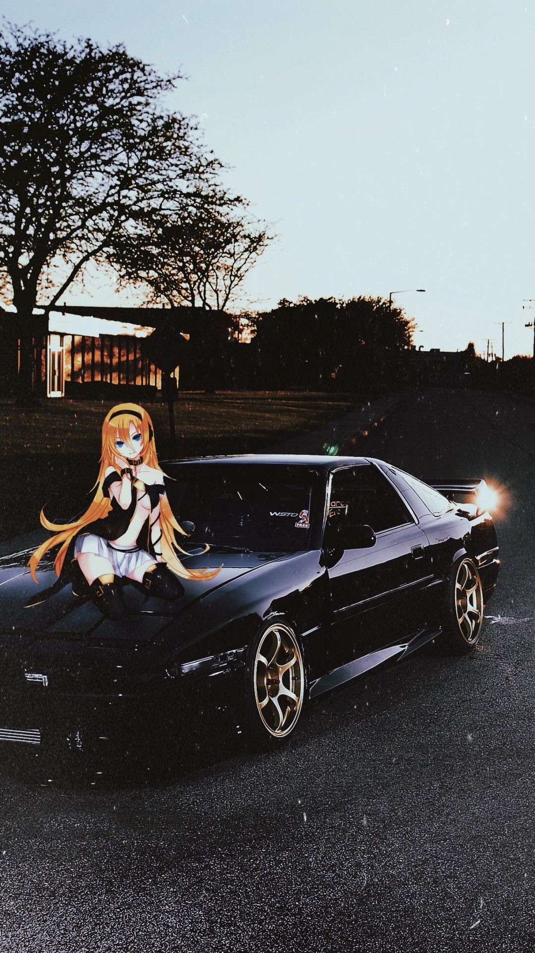 1080x1921 Anime x Cars