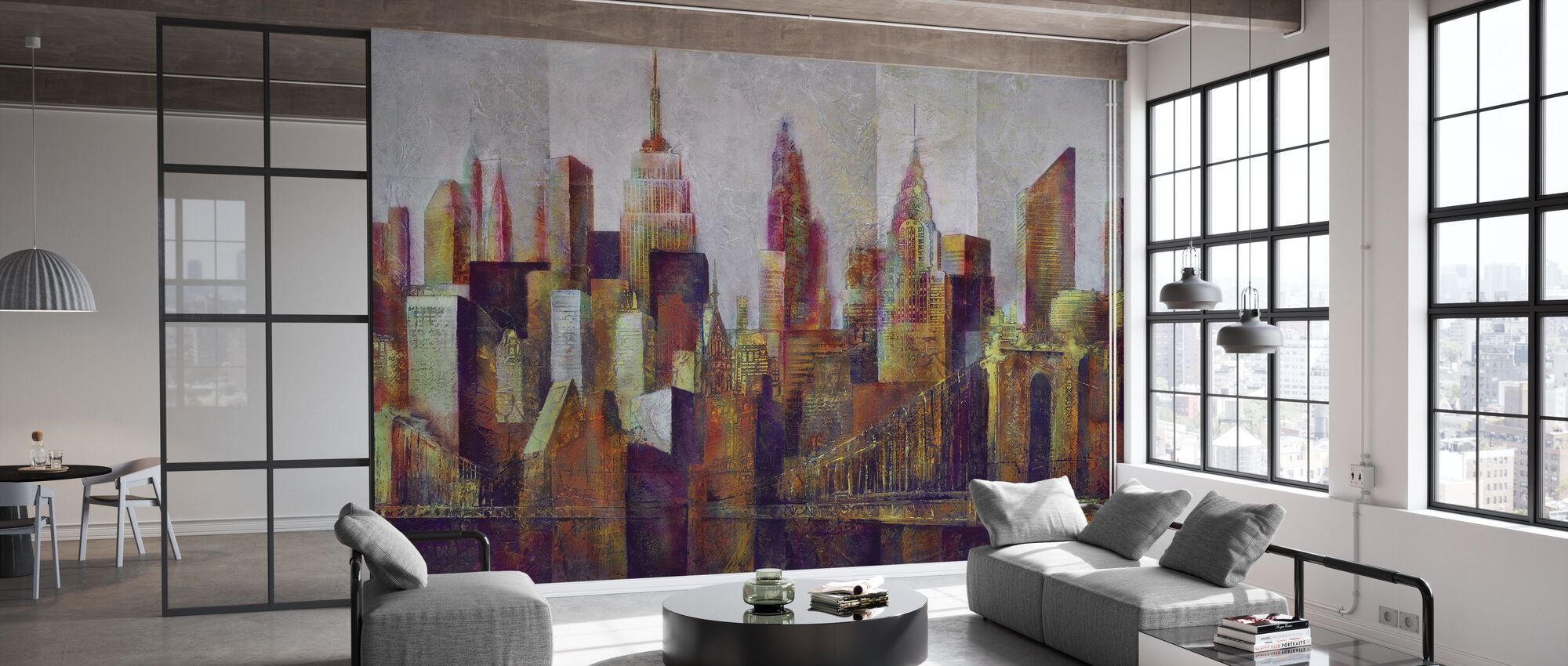 2000x850 New York Skyline Art