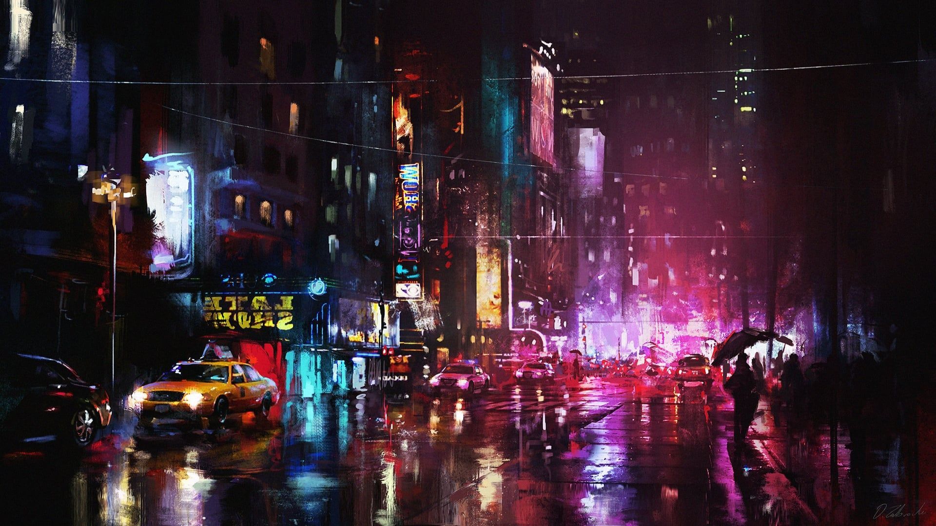 1920x1080 New York Nights