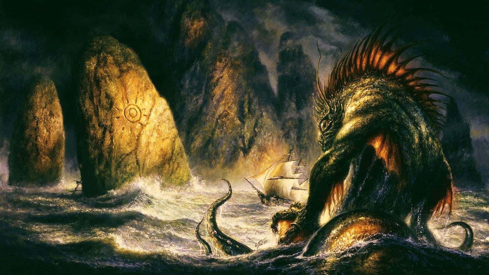 1920x1080 Lovecraft Background