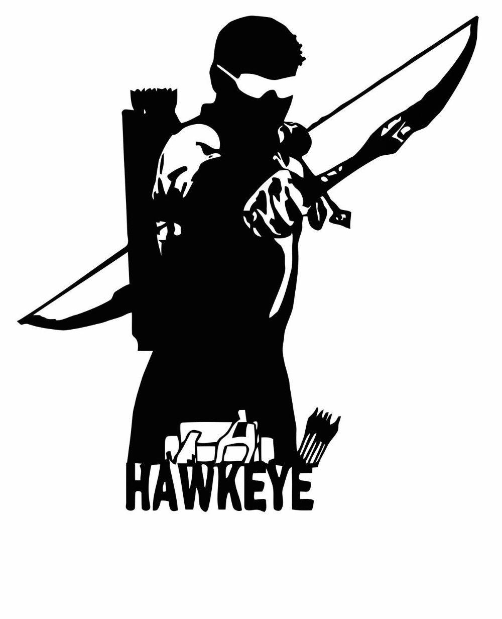 1000x1232 Hawkeye Marvel Superhero Hero wall stickers for kids room boys
